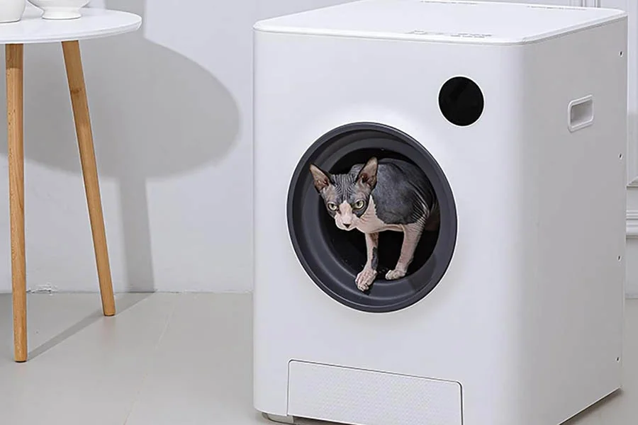 electronic litter box