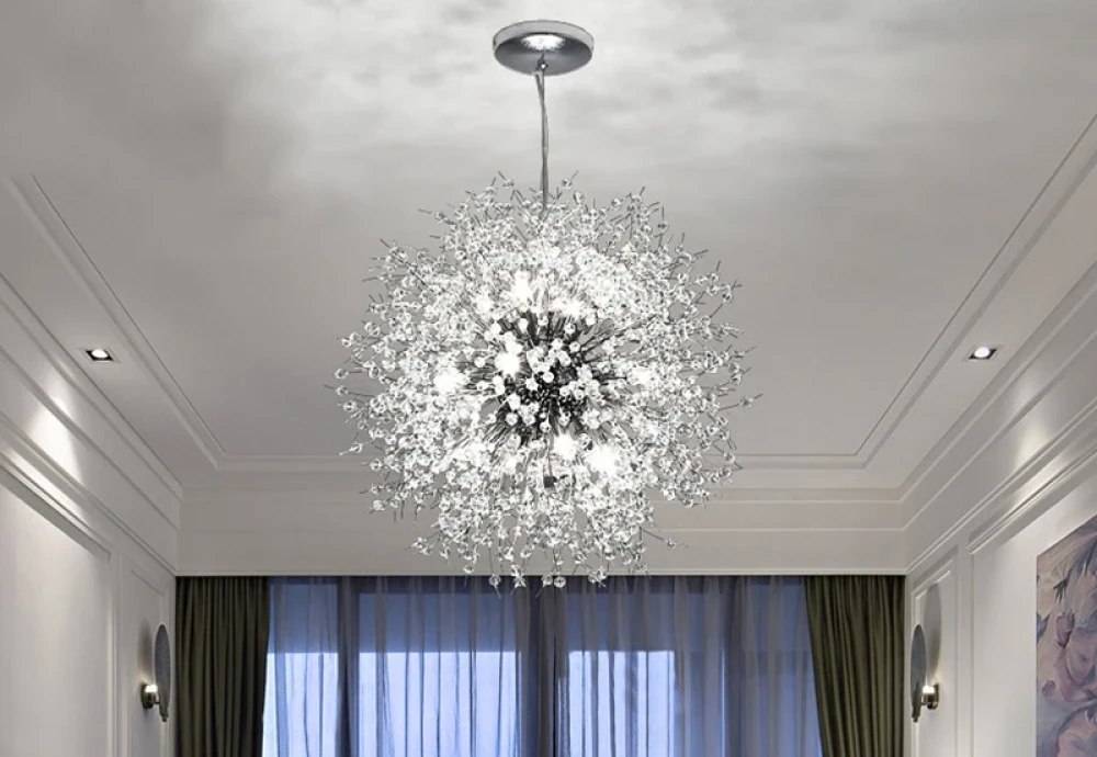 crystal round chandelier